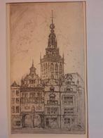 Ets van Nijmegen door Jan Poortenaar, Antiek en Kunst, Kunst | Etsen en Gravures, Ophalen of Verzenden