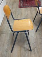 Vintage schoolstoelen 6 totaal, Ophalen, Gebruikt, Overige kleuren, Vijf, Zes of meer stoelen