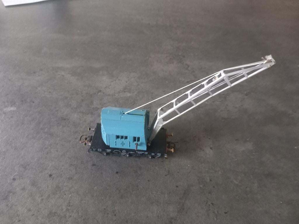Hijskraan wagon, Hobby en Vrije tijd, Modeltreinen | H0, Wisselstroom, Gebruikt, Wagon, Ophalen of Verzenden
