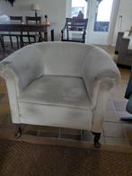 Klassieke fauteuil met Queen Anne poten, Huis en Inrichting, Ophalen, Hout, Gebruikt, Eenpersoons