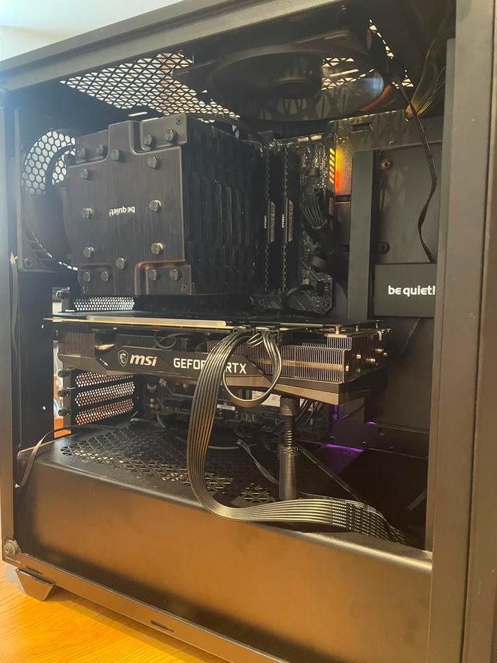 Zwarte Gaming Pc - RTX 3060 Ti - i7 11700k, Computers en Software, Desktop Pc's, Zo goed als nieuw, 4 Ghz of meer, SSD, 16 GB
