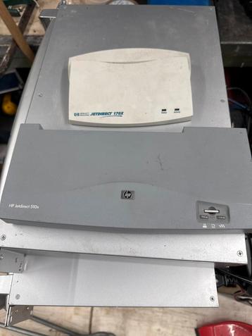 2x HP Jetdirect Netwerk Print Adapter Parallel beschikbaar voor biedingen