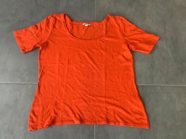 ESPRIT dames T-shirt maat M (oranje), Kleding | Dames, T-shirts, Gedragen, Maat 38/40 (M), Oranje, Korte mouw, Ophalen of Verzenden