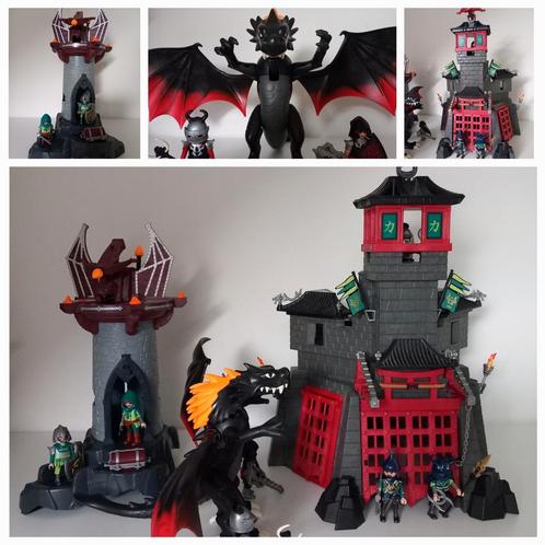Playmobil grote set: geheime drakenfort, toren en draak, Kinderen en Baby's, Speelgoed | Playmobil, Ophalen of Verzenden