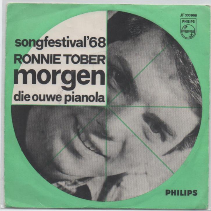 Ronnie Tober- Morgen Songfestival 1968, Cd's en Dvd's, Vinyl | Nederlandstalig, Gebruikt, Levenslied of Smartlap, Overige formaten