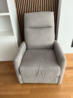 Elektrische relaxfauteuil VONSILD - Lichtgrijs, Ophalen, Gebruikt, Stof, 75 tot 100 cm