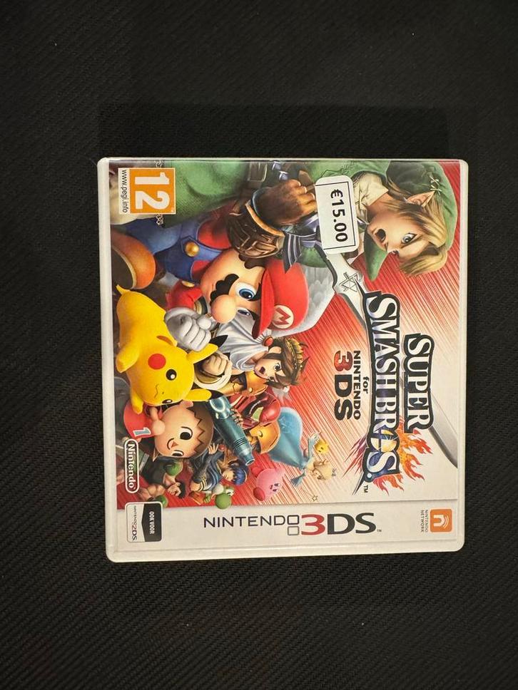 Super Smash Bros. 3DS - Compleet!, Spelcomputers en Games, Games | Nintendo 2DS en 3DS, Gebruikt, Vechten, 1 speler, Vanaf 12 jaar