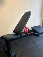 Verstelbare halterbank Powermark, Sport en Fitness, Ophalen, ., Borst, Zo goed als nieuw
