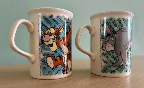 Twee vintage bekers van Disney Teigetje en Iejoor, Huis en Inrichting, Keuken | Servies, Zo goed als nieuw, Ophalen of Verzenden