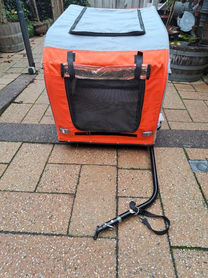 VidaXL Hondenkar - Fietskar voor Honden, Fietsen en Brommers, Fietsaccessoires | Aanhangers en Karren, Zo goed als nieuw, Hondenkar
