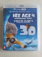 Ice Age 4 Continental Drift 3D Bluray + 2D Bluray + Dvd, Cd's en Dvd's, Blu-ray, Ophalen of Verzenden, Zo goed als nieuw, Tekenfilms en Animatie