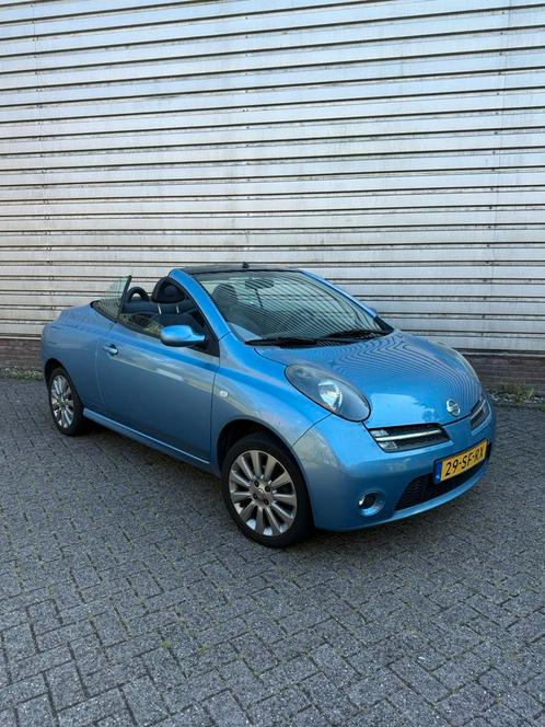 Nissan Micra 1.6 C+C 2005 Blauw, Auto's, Nissan, Bedrijf, Micra, Benzine, D, Cabriolet, Handgeschakeld, Origineel Nederlands, Blauw