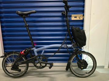 Elektrishe vouwfiets Brompton C lin 6 versnellingen H stuur  beschikbaar voor biedingen