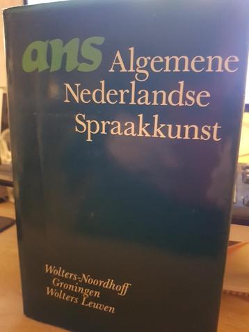 Algemene Nederlandse Spraakkunst (ANS). Grammatica beschikbaar voor biedingen