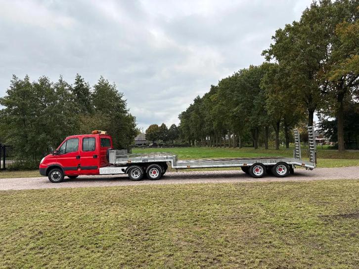 Iveco Daily 40 c18 jeep-as - be oplegger Jeeb-as semi diepla, Auto's, Bestelauto's, Bedrijf, Airconditioning, Elektrische ramen