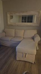3 zits bank, met hocker ikea ektorp, Huis en Inrichting, Banken | Bankstellen, Ophalen, Gebruikt, Driepersoons, 75 tot 100 cm