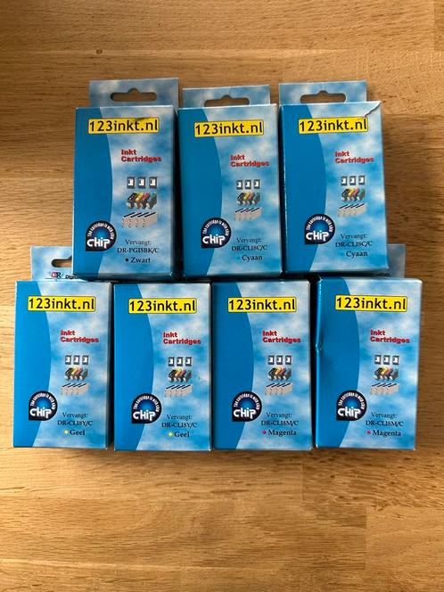 Cartridges - Canon Pixma - Nieuw (7 stuks), Computers en Software, Printerbenodigdheden, Nieuw, Cartridge, Ophalen