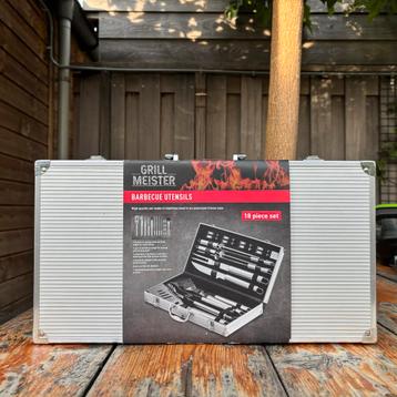Grillmeister BBQ Bestekset - 18-delig - Nieuw beschikbaar voor biedingen
