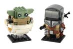 LEGO Star Wars BrickHeadz Mandalorian & Child (75317), Ophalen, Nieuw, Complete set, Lego
