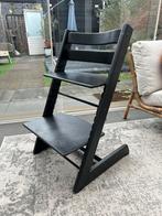 Stokke Tripp Trapp Meegroeistoel - Zwart, Kinderen en Baby's, Kinderstoelen, Ophalen, Gebruikt, Meegroeistoel, Aanschuifbaar
