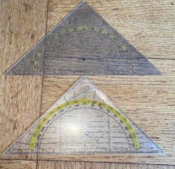 Geodriehoek geo driehoek schoolspullen passer beschikbaar voor biedingen