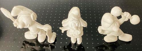 3 zeldzame witte smurfen Peyo,Schleigh,Dichter,smurfin,Sport, Verzamelen, Smurfen, Zo goed als nieuw, Verschillende Smurfen, Ophalen