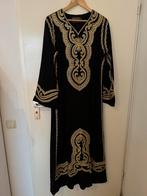 Kaftan zwarte jurk avond jurk fluweel etnische oosterse jurk, Ophalen of Verzenden, Nieuw, Zwart