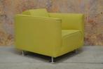 IZG Staat gele stoffen Design on Stock Blizz fauteuil!, 75 tot 100 cm, Design, Metaal, 75 tot 100 cm