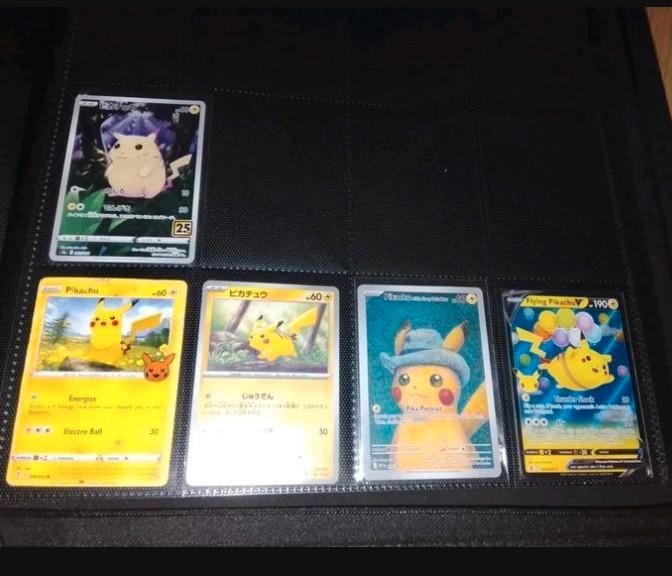 Mooie Pikachu Collectie, Hobby en Vrije tijd, Verzamelkaartspellen | Pokémon, Zo goed als nieuw, Meerdere kaarten, Foil, Ophalen of Verzenden