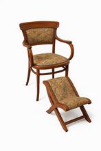 Originele Jacob & Josef Kohn Jugendstil Stoel met bijpassend, Ophalen