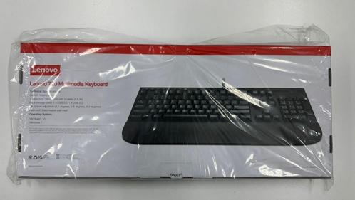 Lenovo 700 Multimedia USB - Toetsenbord, Computers en Software, Toetsenborden, Nieuw, Qwerty, Draadloos, Ergonomisch, Multimediatoetsen