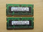 2x Samsung 1GB PC2-5300 DDR2-667MHz non-ECC Unbuffered CL5, Computers en Software, RAM geheugen, 1 GB of minder, Ophalen of Verzenden