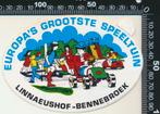 Sticker: Linnaeushof - Europas grootste - Bennebroek (1), Ophalen of Verzenden, Zo goed als nieuw, Bedrijf of Vereniging