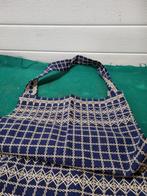 kookschort blauw met wit draad geborduurd, Huis en Inrichting, Keuken | Textiel, Ophalen of Verzenden, 'T Olde Gre-j, Info@toldegrej.nl