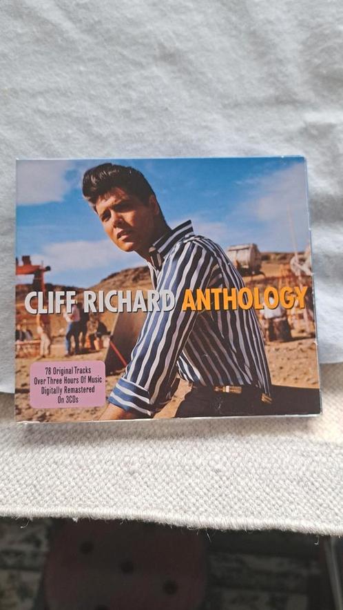 3 cd box.  CLIFF RICHARD.   ANTHOLOGY, Cd's en Dvd's, Cd's | Pop, Zo goed als nieuw, 1960 tot 1980, Boxset, Ophalen of Verzenden