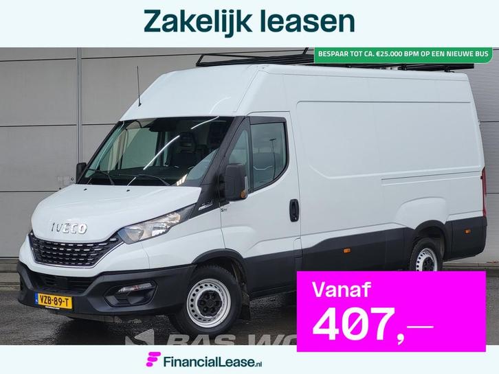Iveco Daily 35S16 Automaat L2H2 3,5t Trekhaak Airco Camera P, Auto's, Bestelauto's, Bedrijf, Lease, Financial lease, Achteruitrijcamera