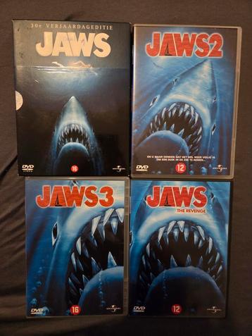4 x JAWS dvd orgineel compleet klassieker haaie films  beschikbaar voor biedingen