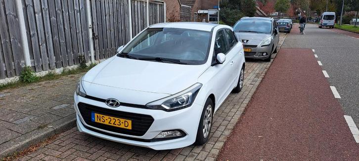 Hyundai i20 1.0 T-gdi 5-DRS 2017 Wit, Auto's, Hyundai, Particulier, i20, Achteruitrijcamera, Airbags, Airconditioning, Alarm, Bluetooth