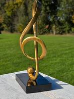 SOLSLEUTEL / Bronzen beeld op marmeren voet, Ophalen of Verzenden