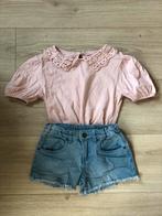 Setje 5 | t shirt & korte broek | H&M | mt 134/140, Ophalen of Verzenden, Zo goed als nieuw, H&M, Meisje