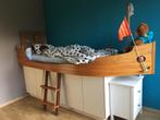 Kinderbed / boot, Ophalen, 85 tot 100 cm, Hoogslaper of Stapelbed, Zo goed als nieuw