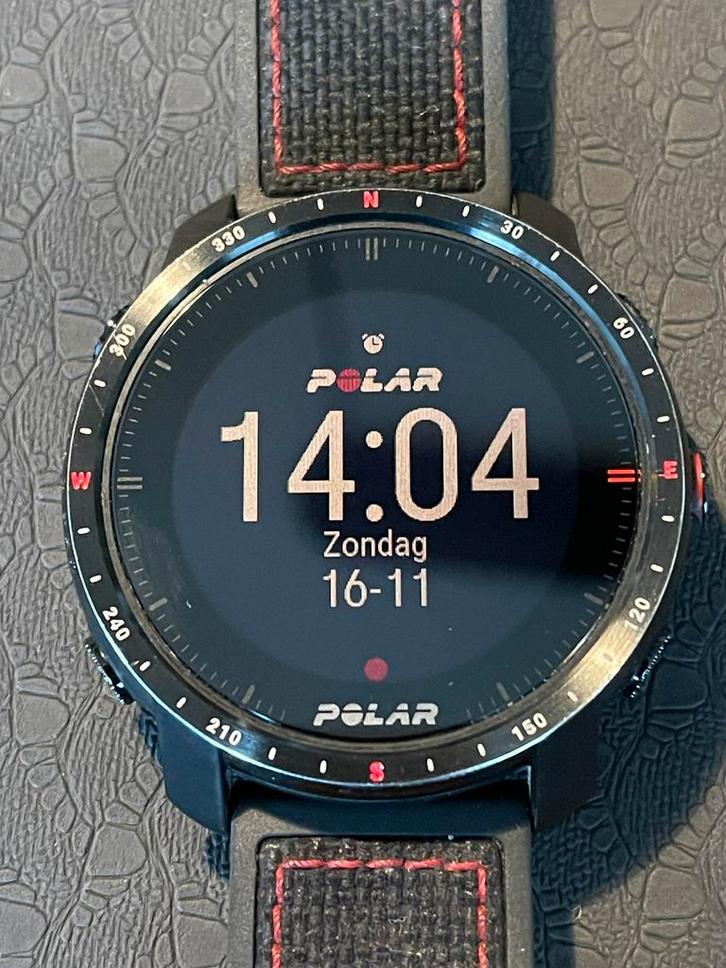 Polar Grit X Pro, Sieraden, Tassen en Uiterlijk, Horloges | Heren, Zo goed als nieuw, Polshorloge, Overige merken, Overige materialen