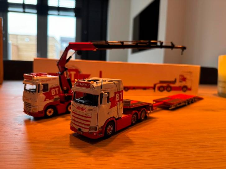 WSI & IMC set Braanker Logistics, Hobby en Vrije tijd, Modelauto's | 1:50, Zo goed als nieuw, Bus of Vrachtwagen, Wsi, Ophalen of Verzenden