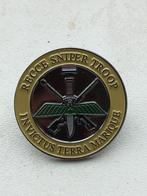 SNIPER RECON   BADGE / PIN KORPS MARINIERS, Ophalen of Verzenden, Marine, Nederland, Embleem of Badge