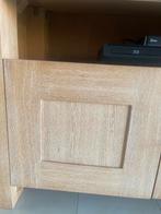 Eiken TV Meubel, Gebruikt, 100 tot 150 cm, Eikenhout, Ophalen of Verzenden