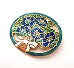 Mooie cloisonnee broche, Verzenden, Zo goed als nieuw, Overige kleuren, Overige materialen