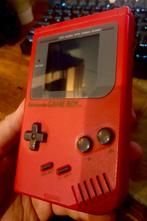 DMG Gameboy - Play It Loud! Rode editie met Backlight scherm, Ophalen of Verzenden, Game Boy Classic, Refurbished