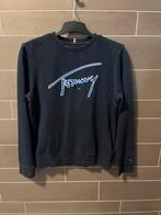 Donkerblauwe Tommy Hilfiger sweater, maat XS (176), Blauw, Tommy Hilfiger, Ophalen of Verzenden, Zo goed als nieuw