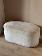 Witte poef, Ophalen of Verzenden, Hout