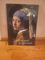 Meisje met de parel, Ophalen of Verzenden, Nieuw, Foto of Poster, Minder dan 50 cm